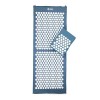 Set dacupression VITAL XL bleu: tapis dacupression 130 x 50 cm + coussin dacupression 33 x 28 cm + sac de transport en