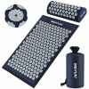 Acupressure Tapis de massage et coussin dacupression avec sac de transport, relaxation et méditation, tapis dacupression av