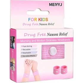 Bracelets anti-nausées pour enfants - Soulagent le mal des transports