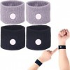 Lot de 4 bracelets dacupression anti-nausées,grossesse,nausées de voyage sans effets secondaires,idéal pour les enfants,les 