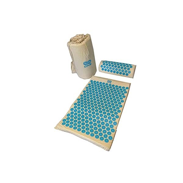 OR8 Tapis dacupression et oreiller pour soulager la douleur, soulager le stress et thérapie de relaxation, pour le dos et le