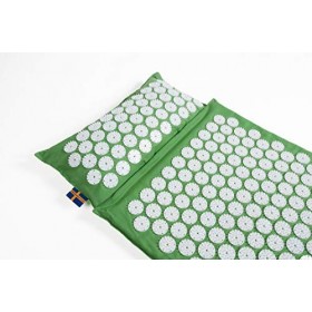 THERMO MYSA DUO: LE MEILLEUR SET TAPIS + OREILLER D’ACUPRESSION: N.1 MEDRANK 2022! FIBRE ECO +VANNURE DÉPEAUTRE EU BIO 100% 