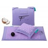 Fitem Tapis dAcupression et coussin, garnissage en coco 100% naturel, Massage, soulage mal de dos et cou, sciatique, relaxat