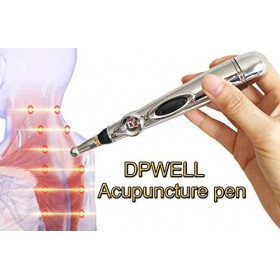 Stylo dacupuncture électronique avec 3 têtes différentes, instrument de thérapie de soulagement de la douleur électrique Mer