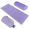 Tapis dacupression XXL pour auto-massage de relaxation - tapis dacupression avec oreiller - set dacupression pour les maux