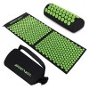 Tapis dacupression XXL pour auto-massage de relaxation - tapis dacupression avec oreiller - set dacupression pour les maux