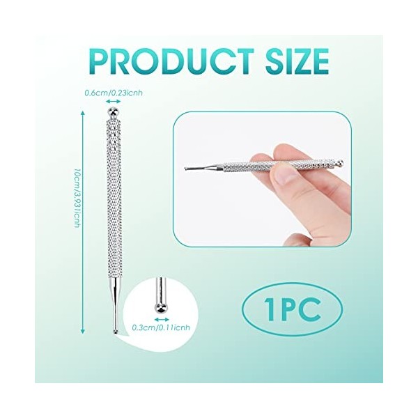 Stylo de massage en acier inoxydable pour cicatrices, thérapie des oreilles, salon de beauté, acupuncture, outils dacupressi