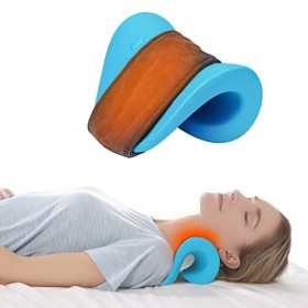 Oreiller de civière pour la relaxation du cou et des épaules - HONGJING Dispositif de traction cervicale pour ATM, soulagemen