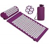 Tapis dacupression avec coussin pour relaxation et massage, soulage les maux de dos, les maux de tête, le stress et les trou