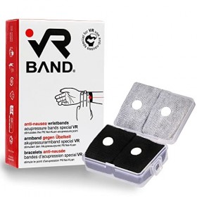 VR BAND Bracelets Anti-nausée spécial VR 4 Bandes d’acupression, stimule Le Point dacupression P6 Nei-Kuan Lot de 2 Paires