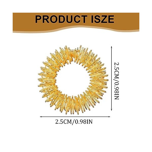 BCBF 18 Pièces Premium Bagues De Massage - Anneaux De Massage pour Les Doigts - Anneau DAcupression - Massage Main - Anti St