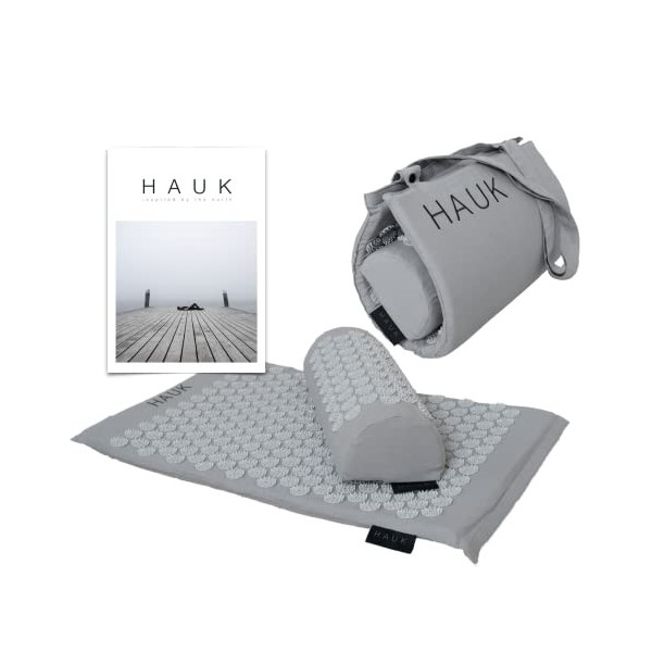 HAUK Tapis dacupression gris foncé .