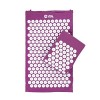 Kit dacupression VITAL aubergine, tapis 74 x 44 cm + coussin 33 x 28 cm + sac de transport en nylon. Housse 100% coton et fl