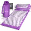 High Pulse Tapis dacupression avec coussin acupression et bague acupression + poster - Matelas d’acupression pour soulager l