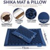 Shika Wellbeing Ensemble tapis dacupression et oreiller – Eco Premium Relaxation profonde Acupuncture Body Mat et oreiller p