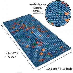 Lyapko Chance 4,9 Tapis applicateur Lyapko « Schans », 105 x 230 mm, acupuncture, élastique 4,9 mm