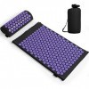 Angelkiss WXL-1000 Tapis de Yoga pour soulager la Fatigue Bébé Unisexe, Noir/Violet, 1