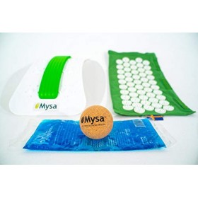 Mysa Back Extender: Civière lombaire décompression vertébrale N°1 au monde TOP MEDRANK 2023: discopathies, hernies + acupress