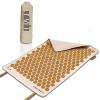 Glanzstück Berlin® Health Collection : tapis dacupression XL INTENSE en lin, aide à soulager les tensions, les maux de dos, 