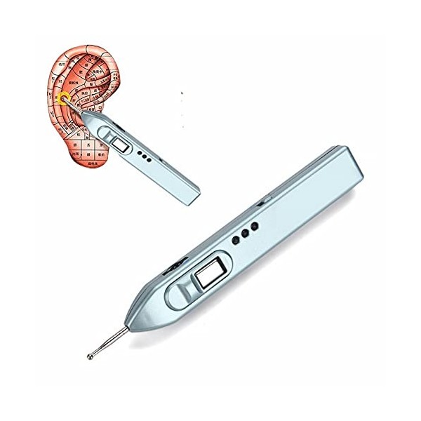 Sonde doreille, Détecteur de Auriculaires, Stylo de Détection doreille Automatique Avertissement Sonore Acupression