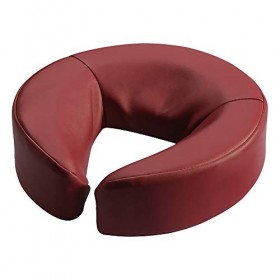 Master Massage Coussin de tête en mousse à mémoire de forme avec fermeture Velcro Bordeaux