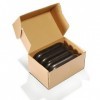 Master Massage Lot de 4 pierres de massage ovulaires en basalte XXXL 15 x 8,6 x 2,7 cm 100% naturelle