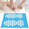 Tapis Pied DAcupression, Coussin DAcupression ThéRapie Bien-êTre, Couverture Yoga Massage Shiatsu 3 Couleurs pour Les Pieds