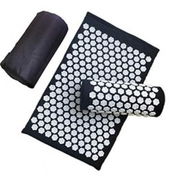 Set de Tapis dacupression Long Multifonction pour Aider à libérer Les Muscles du Cou Noir