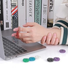 Lot de 40 Anneaux de Massage Pour Les Doigts - Bagues Dacupression Sensorielles à picots, Anneaux de Massage des Doigts, Bag
