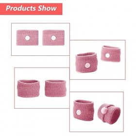 Lahviuu Bracelet Anti Nausée,2 Paires Bracelets Anti-Nausées Bande De Poignet De Soulagement De Nausée Bracelet dacupression