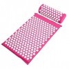 Set de Tapis dacupression Long Multifonction pour soulager Les Muscles du Cou Rose