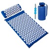 Tapis dacupression et coussin - Tapis dacupuncture - Tapis de yoga pour massage, bien-être, relaxation et tension, relaxati