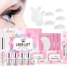 Rehaussement Cils, Lash lift Kit de Cils Perm,kit dextension de Cils,Eyelash Perming Kit Rehaussement Cils, Cils Liquides Cu