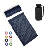 Tapis dacupression et coussin - Tapis dacupuncture - Tapis de yoga pour massage, bien-être, relaxation et tension, relaxati