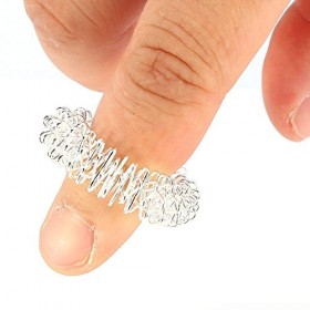 Natudeco Anneaux De Doigt Sensoriels Anneau De Massage des Doigts Outil De Soins De Santé Confortable Et Durable Pour Soulage