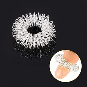 Natudeco Anneaux De Doigt Sensoriels Anneau De Massage des Doigts Outil De Soins De Santé Confortable Et Durable Pour Soulage