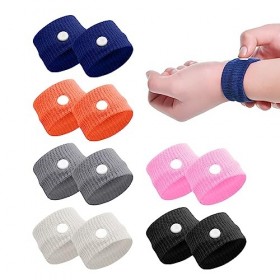 6 Paar Motion Sickness Wrist Guards Anti-Reisekrankheit, beruhigen Reisekrankheit Symptome, geeignet für Menschen, die von Re