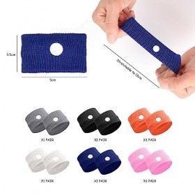 6 Paar Motion Sickness Wrist Guards Anti-Reisekrankheit, beruhigen Reisekrankheit Symptome, geeignet für Menschen, die von Re