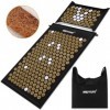 MEIYUKI Tapis Acupression, Acupressure Mat Set with Pillow and Carrying Bag. Le Coussin de Massage Magnétique Soulage les Dou