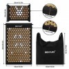 MEIYUKI Tapis Acupression, Acupressure Mat Set with Pillow and Carrying Bag. Le Coussin de Massage Magnétique Soulage les Dou