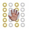 zalati Finger Massager 20pcs Finger Massage Rings Masseur dacupression pour adolescents, adultes, réducteur de stress - Or e