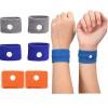 6PCS Bracelet Anti Nausée, Bracelet de Soulagement de Nausée Naturel Acupression, Bandes de Poignet pour Mal des Transports C