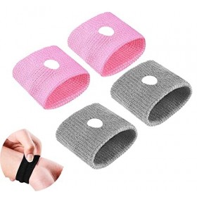 2 Paires Bracelets Dacupression Anti-nausées pour Grossesse, Nausées De Voyage sans Effets Secondaires, Bracelet Anti Nausée