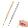 Stylo Dacupression, 2Pcs Bâton Dacupression, Barre Dacupression, Acupuncture Oreille Acupuncture Pen, Bâton Dacupressure 