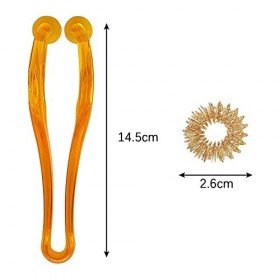 Anneau de Massage,Massage Doigt Rouleaux,11 Massage des Doigts,Massage dacupressure, Acupressure Anneaux de Massage des Main