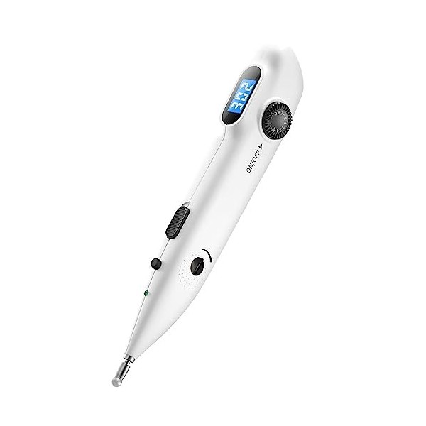 Leawell Stylo Acupuncture Laser Stylo dAcupuncture électronique Méridien pour la Soulagement et Douleur Relaxation Musculair