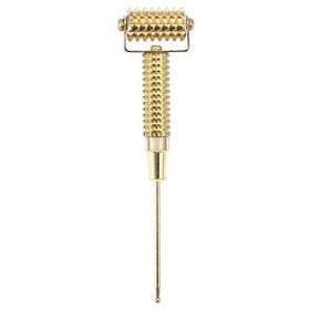 VOBOR Détecteur de points dacupuncture Oreille faciale Acupoints Printemps Aiguille Roller Massage pour le corps et le visag