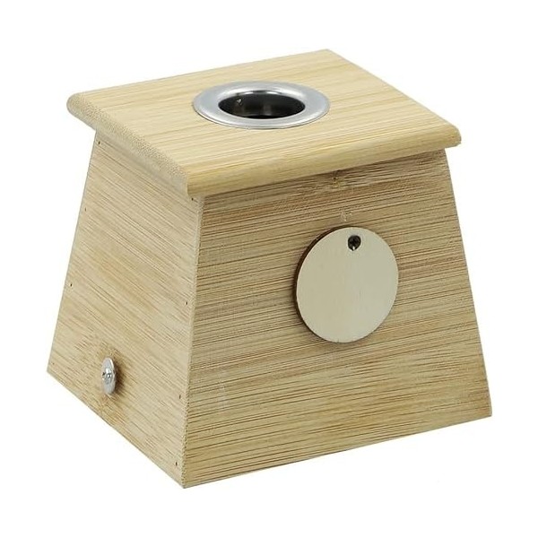 Winterworm Boîte de guérison en bambou pour Moxa Moxibustion Thérapie un trou 