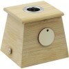 Winterworm Boîte de guérison en bambou pour Moxa Moxibustion Thérapie un trou 