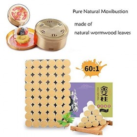 Moxa Rolls, Bâtons de Moxa Naturels, Pureté de 10 ans Ratio de 60: 1 Moxibustion Stick moxa sans fumée pour acupuncture tradi